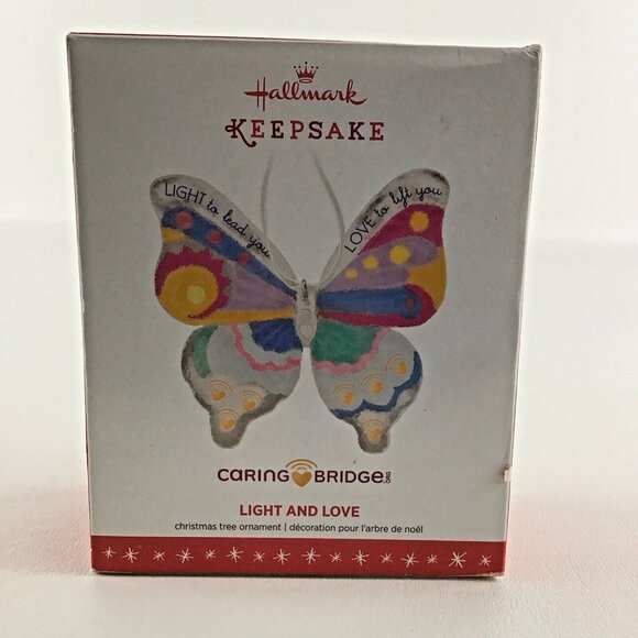 Hallmark Keepsake Christmas Ornament Caring Bridge Light And Love Butterfly 2015
